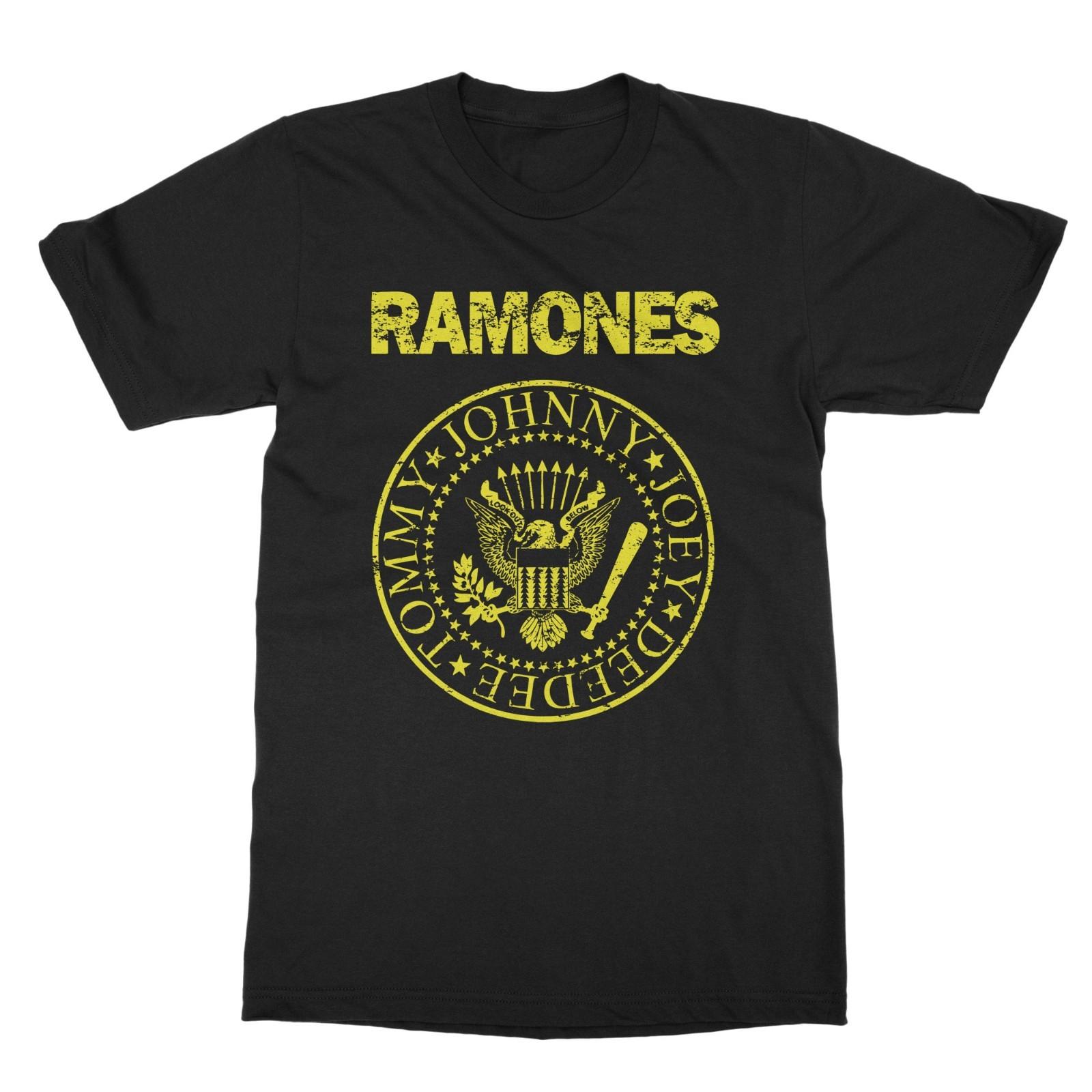 Ramones band presidential distressed seal premium t-shirt S-4X XL