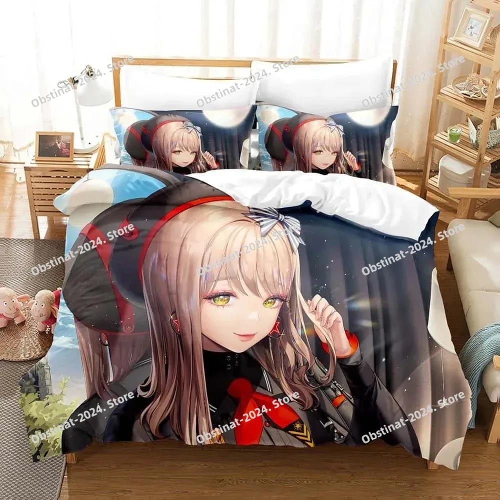 Comforter Game Goddess Of Victory Nikke Bedding Set Single Twin Full Queen King Size Bed Set Adult Kid Bedroom S 3D Anime
