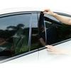 6PCS Glossy Black Pillar Posts Door Window Trim Decoration Stickers Fit For Toyota Fortuner / SW4 2016-    2024