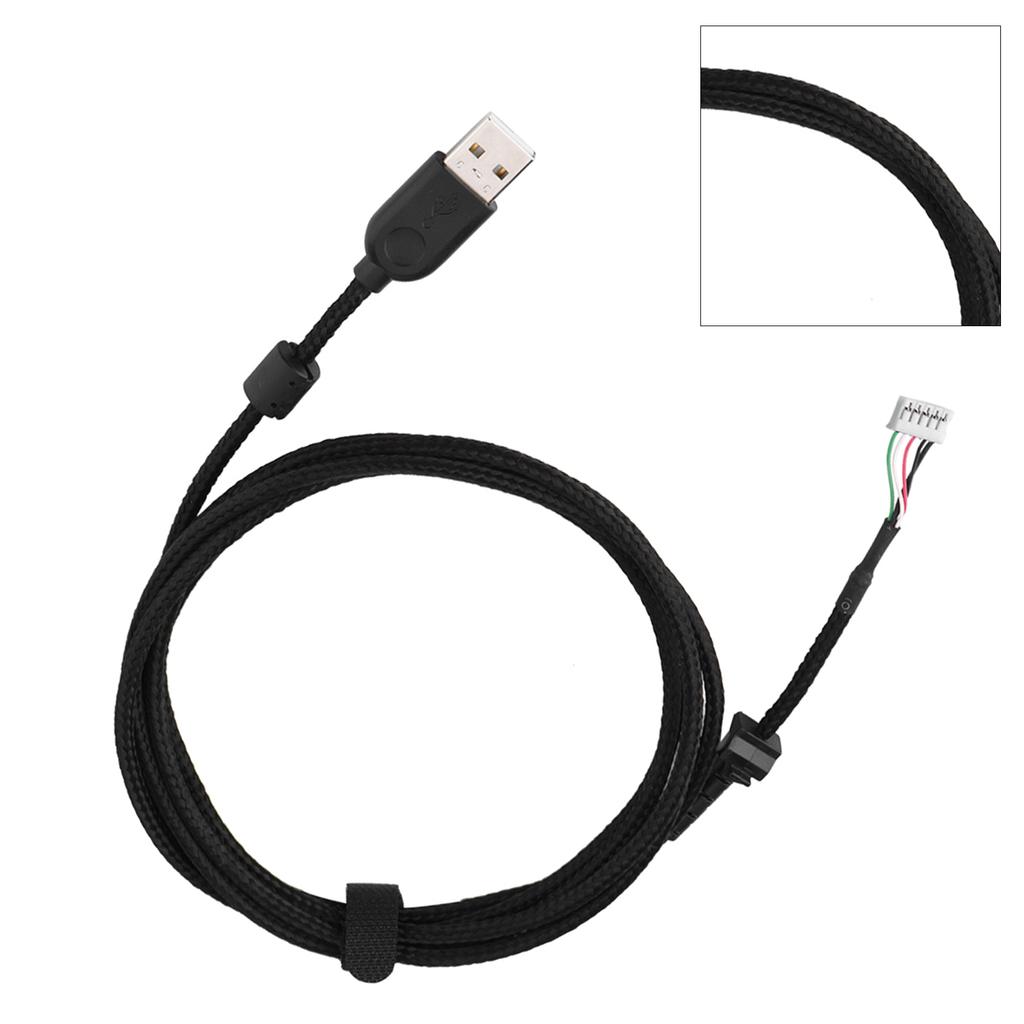 USB Mouse Cable Replacement 2.19yd Plug and Play Mouse Cable Replacement for Logitech G502