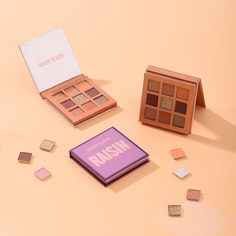 BEAUTY GLAZED - 9-Color Chocolate Eyeshadow Palette - 5 Types