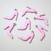 Pack Of 20 High Heel Shoe Charm Stainless Steel Jewelry Making Supplies For Crafting Handmade Accessories And Keychains