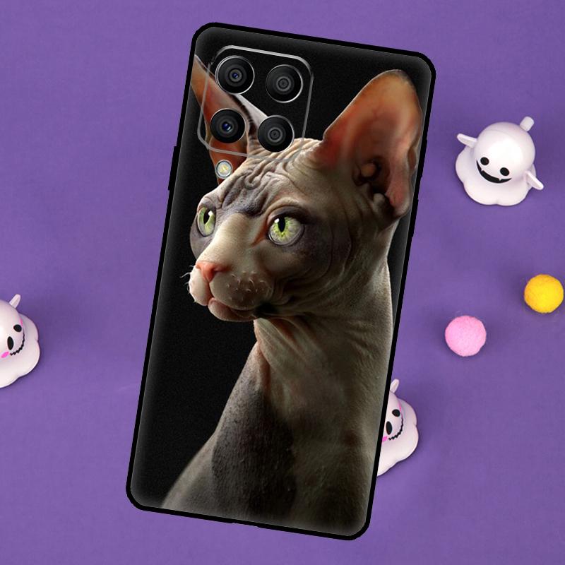 Sphynx Cat Cover For Samsung Galaxy M32 M52 M12 M13 M33 M23 M53 M15 M55 M31 M51 M14 M34 M54 M20 Case