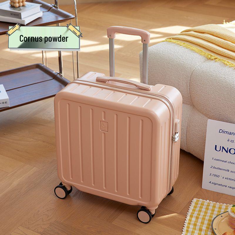 Lightweight Women’s Carry-On Suitcase with Sturdy Aluminum Frame 18 inch