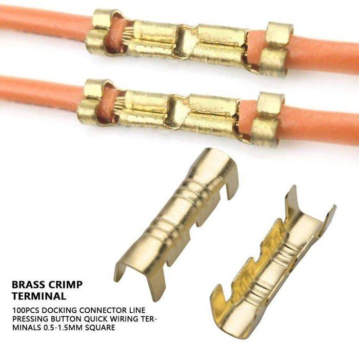 Cosse À Sertir - Walfront - Wal Frontza2igqpe5u - Laiton - Ignifuge - 100 Pièces