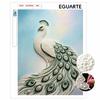 5D Pearl Art Peacock Floral Design DIY Rhinestone Painting Frameless Wall Decor Handmade Craft Gift for Home Bedroom Living Room
