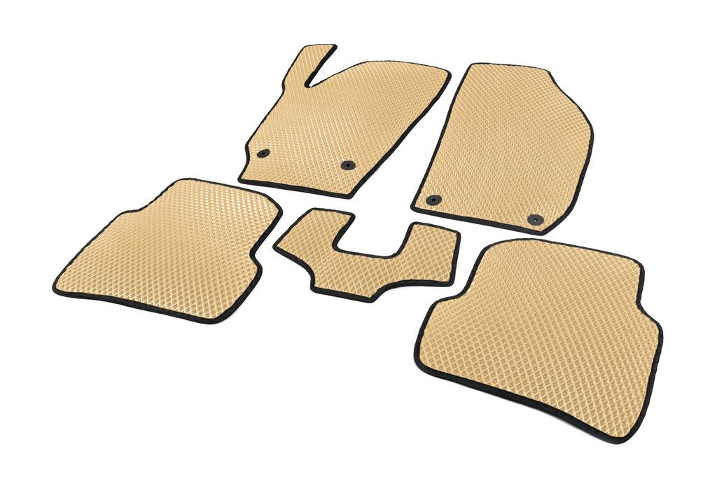 EVA Mats (Beige) for Skoda Fabia 2007-2014