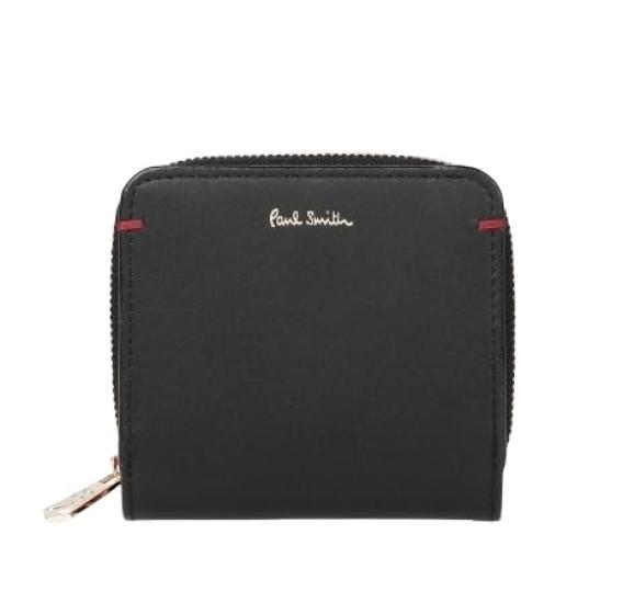

Supple Leather Bifold Wallet Black [Paul Smith] Women s чорний