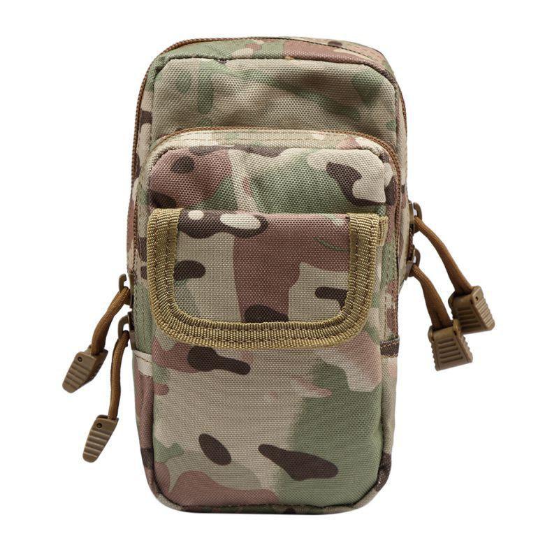 Outdoor-Bauchtasche Hängend Militärfan Sportgürtel Tragen Wechsel 5,6-Zoll-Mobiltelefon