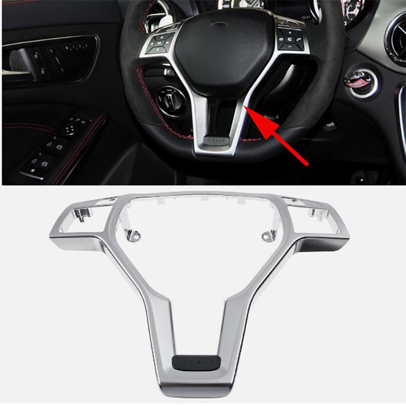 

1Pc Steering Wheel Trim Cover For Mercedes B1enz W176 W204 W212 2012-2014
