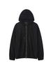 BUCKAROO Men'S Loose Fit Distressed Zip-Up Hoodie Black
