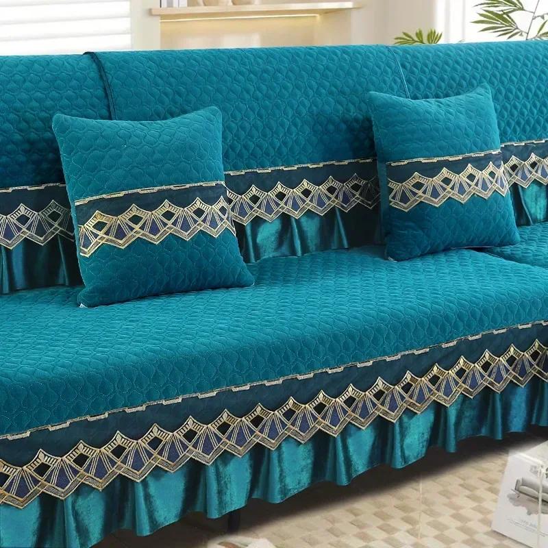 

Шенилловые цветы принт подушка для дивана плюшевая зимняя толстая накидка на кресло полотенце на подлокотник дивана чехлы для дивана для гостиной 30x75cm 3 edge 18cm