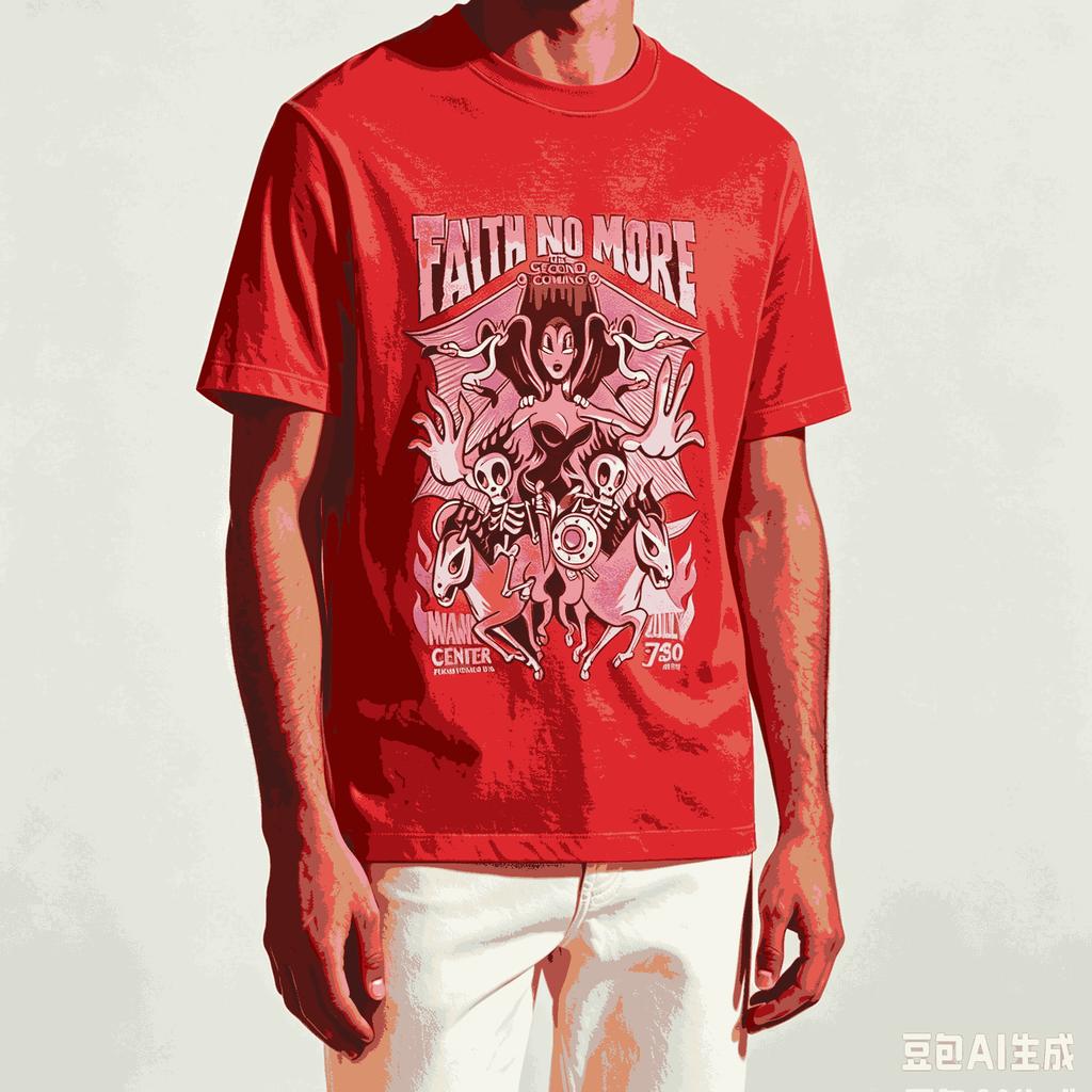 Faith No More For Fan Gift Tshirt Unisex Unisex Harajuku Oversized Unisex Short Sleeve Streetwear High Quality Couples Classic Soft