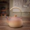 Clay Teapot with Lid and Handle for Electric or Charcoal Stove
