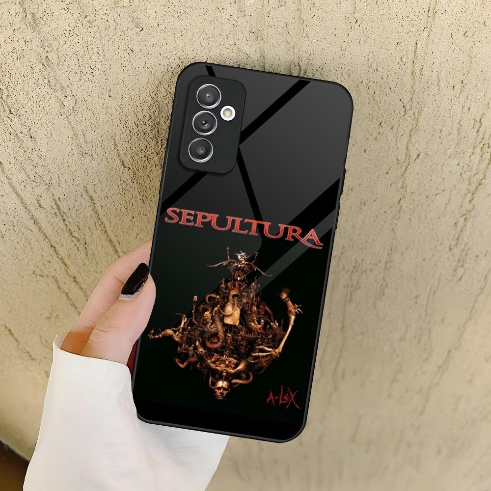 Heavy Metal Band Sepultura Phone Case for Samsung Galaxy S24 S23 S22 S21 S20 A24 A34 A54 A53 Note20 M54 Fe Ultra Plus Glass