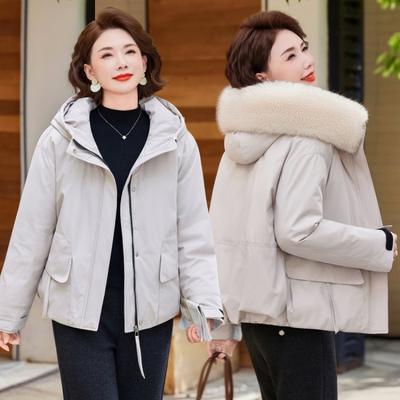 Women's and Women's Winter New Loose Velvet Cotton-padded Clothes, Short Small Cotton-padded Jackets, Thickened Jackets, Light and Warm