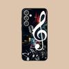 Musical Note Staff Mobile Phone Case for Samsung Galaxy S26 S25 S24 S23 S22 S21 S20 Note20 Plus FE Ultra Colorful Cover Cover