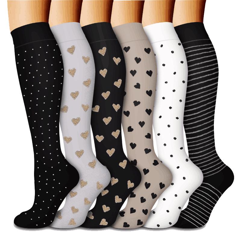Unisex Long Compression Socks for Cycling, Running, and Marathon