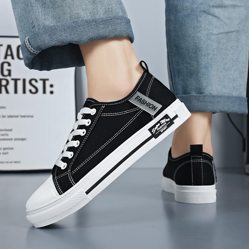 Summer Youth Versatile Canvas Shoe Outdoor Student Campus Style Leisure Sports Fashion Skateboarding  Low-top Couple StyleShoes