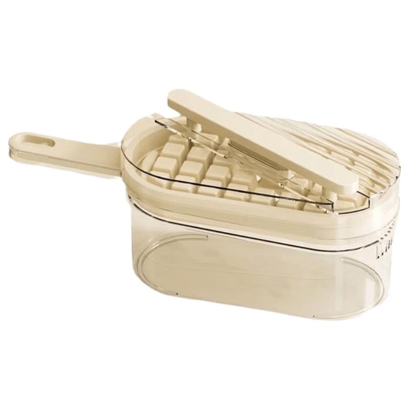 

Press-Type Ice Cube Tray with Scoop 32 Grids