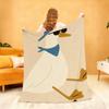Cute duck goose animals Blanket For Soft Throw Blanket for Picnic Bed Sofa Home Bedroom Cozy Warm Comfortable