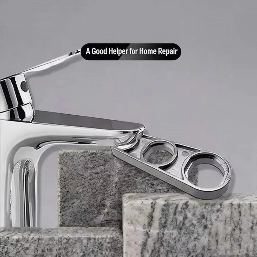 1/2Pcs Dual Function Faucet Bubbler Wrench Alloy Plumbing Tools Kitchen Faucet Maintenance