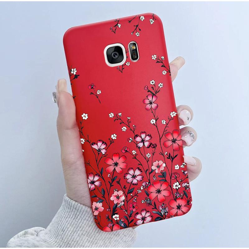 For Samsung Galaxy S7 S7Edge Case Soft TPU Silicone Cover Cute Astronaut Panda Phone Case For Samsung S7 S 7 Edge Coque Funda