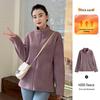 Women's Sherpa Fleece Cardigan Jacket - 2024 Spring/Autumn Collection, Thickened Inner Layer