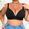 Plus Size Seamless Underwire Bra: Supportive, Anti-Sag, Beautiful Back Design