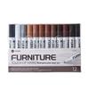 6-21Pcs Furniture Repair Pen Markers Tool Remover Wood Scratches Restore Kit Scratch Filler Paint Wooden Cabinet Floors Tables