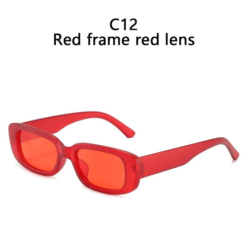 Small Rectangle Sunglasses Women Vintage Brand Designer Square Sun Glasses Shades Female Uv400