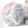 1pc Unicorn & Cinnamoroll Idea Automatic Opening and Closing Umbrella - Small Umbrella Suitable for Various Occasions, Portable 3-Fold Small Umbrella