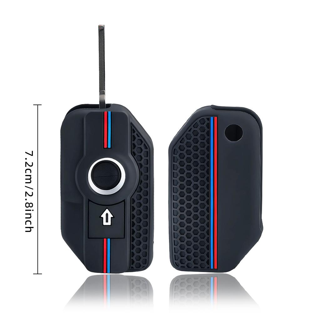 Silicone Remote Key Fob Keychain Ring Shell Case Cover Holder For BMW K 1600 B GT GTL R 1250 GS Adventure S1000 R XR 2021 2022