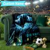 Custom Name Blanket Alien Ornate Frame Blanket Bedding Blanket for Travel, Camping, Living Rooms, Offices, Sofas, Fan Christmas gift