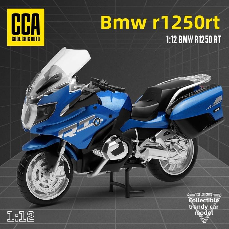 Blue Alloy Simulation Motorcycle Model Toy For Collection Display And