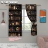 2pc   Drapes Bookshelf Skull Floral Candles Machine Washable Polyester  Without Electricity Family Party Suitable for Carnival