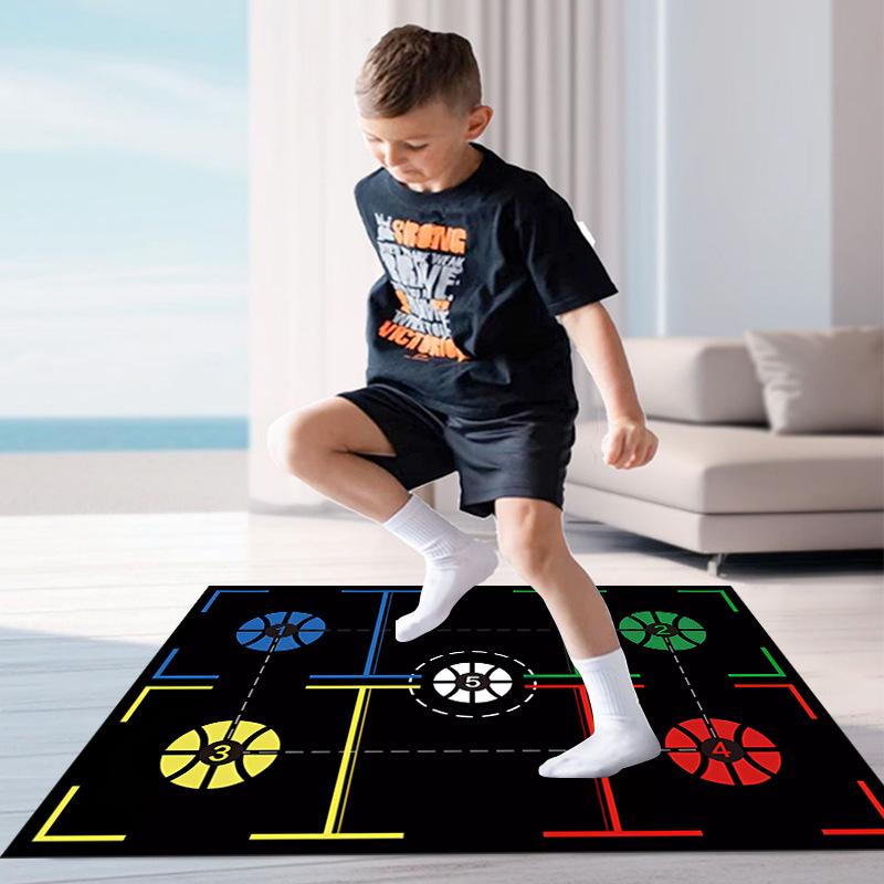 Anti-Slip Noise Reduction Children's Basketball Training Mat for Home Use