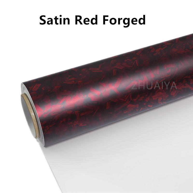 Highest quality Gloss Forged Carbon Fiber black Vinyl Wrap film wrapping film bright 152*18m roll quality Warranty covering 1.52x5m 5x16.4ft