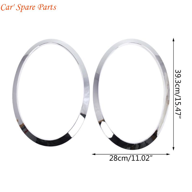 Y4UA Car Headlight Trim Rings For Mini F55 F56 F57 7300631 Headlamp Trim Rings