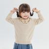 [Double Collar Bow] Infant and Young Girl's Sweater Spring and Autumn Children's Casual Top