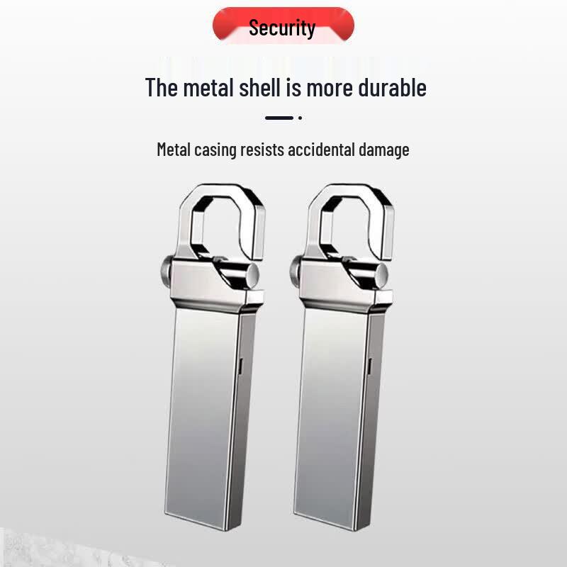 OLOEY Metal Keychain USB Drive 8GB