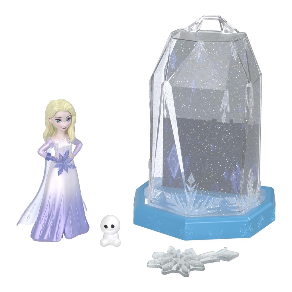 Mattel Disney Frozen Ice Ice Magic Collection 4 Mini Dolls House Mini Figures Ages Reveal! (Surprise Doll) Dress-up & 6+ 986A-HXH17