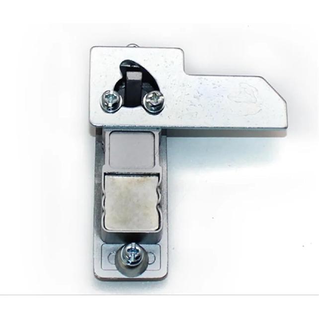 AB509 Zinc Alloy Steel Cabinet Plane Lock 88.5x26.5mm Mailbox Flat Cabinet Lock Industrial Distribution Box Plane Lock 1Pcs(Without Key)