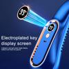 Vaneless Hanging Neck Fan, Portable USB Cooler Fan With 5 Speeds And Digital Smart Device Display