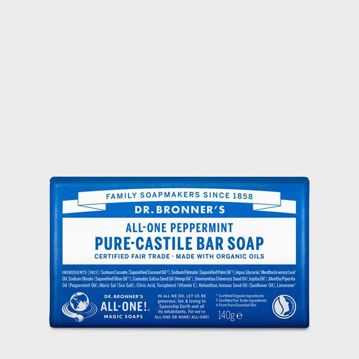 Peppermint Pure Castile Bath Soap 140g