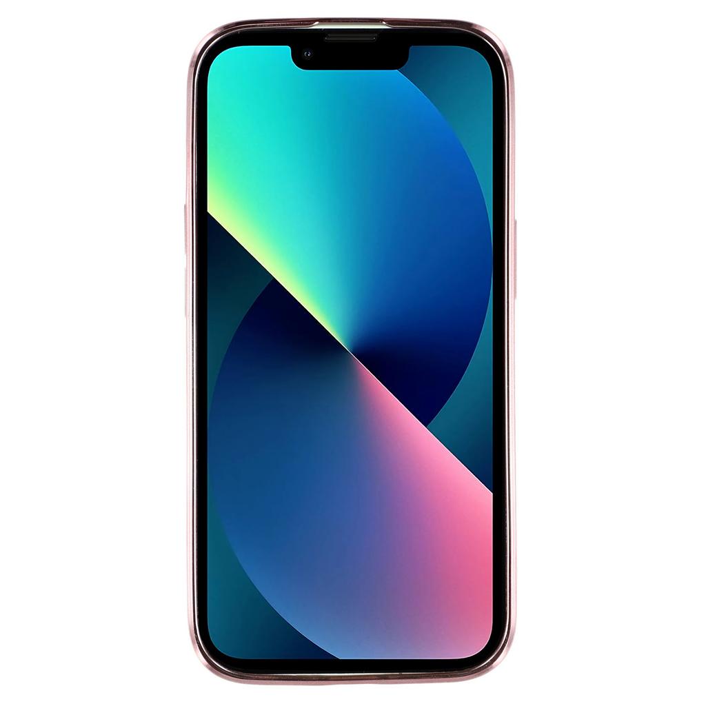 KADEM For iPhone 13 Mini 5.4 Inch Drop Proof TPU Phone Cover Flower Design Glitter Rhinestone Decor Phone Case with Strap