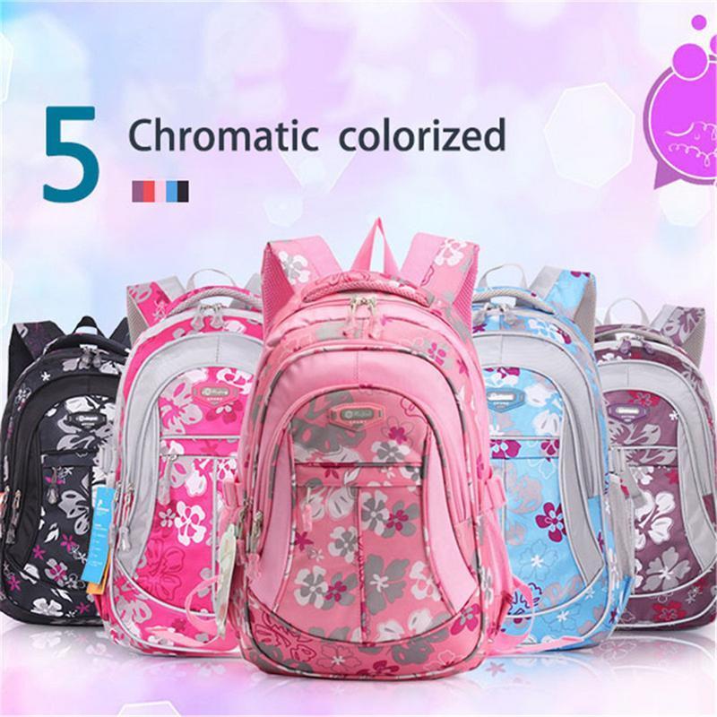 Cheap Primary School Students Backpack Burden Alleviation Spine