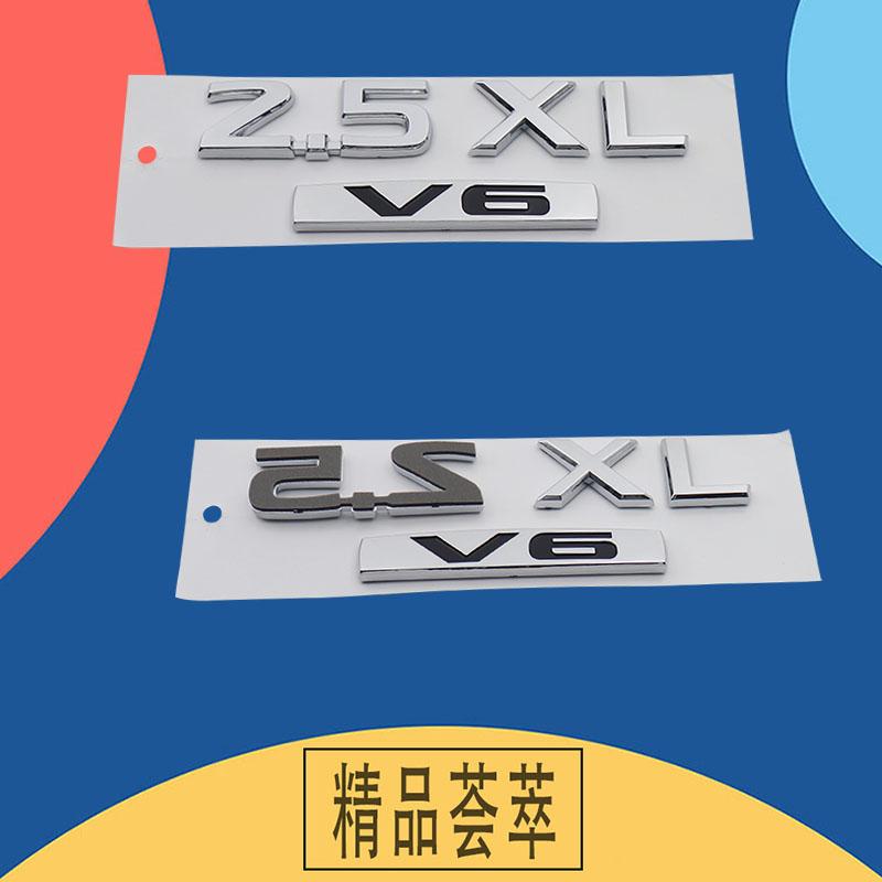 3D Premium 2.5XL 2.5XV 230JK 230JM 250XL 250XV V6 Letters for Japan car Engine Hood Fender trunk Tail Rear Decal Emblem Badge Sticker