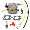 Carburetor with Fuel Filter and Gaskets Replacement for Brushcutter Models H24D FS48 FS52 FS66 FS81 FS86 BR400