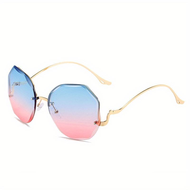 Stylish Frameless Polygon-Shaped Eyewear for Both Men And Women Perfect for Party Decorations.